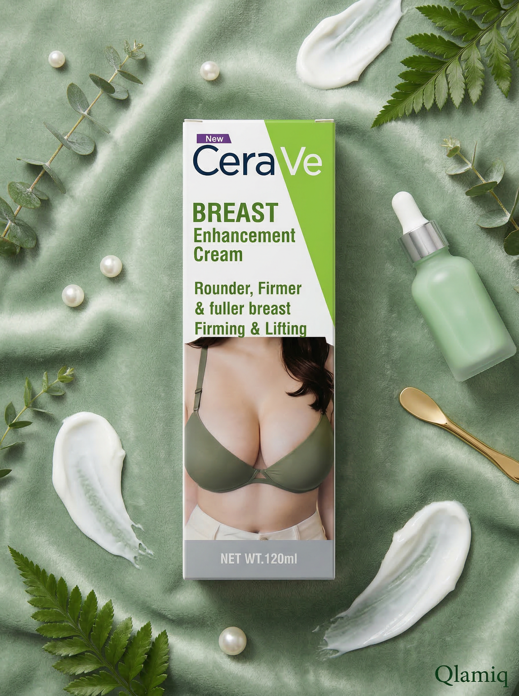 CeraVe Breast Enhancement Cream 120ml – Firming, Lifting & Fuller Breast Formula for Women