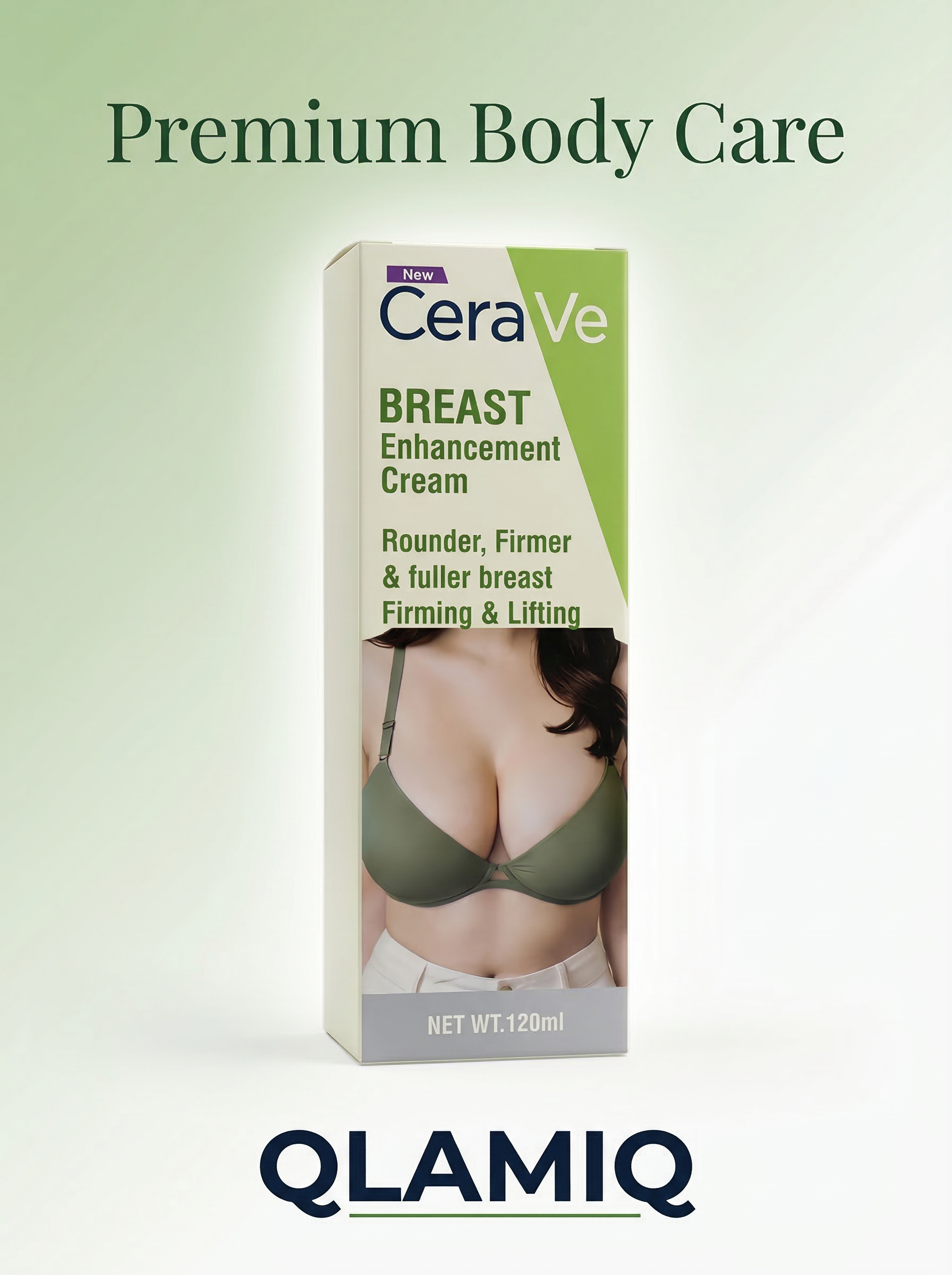 CeraVe Breast Enhancement Cream 120ml – Firming, Lifting & Fuller Breast Formula for Women